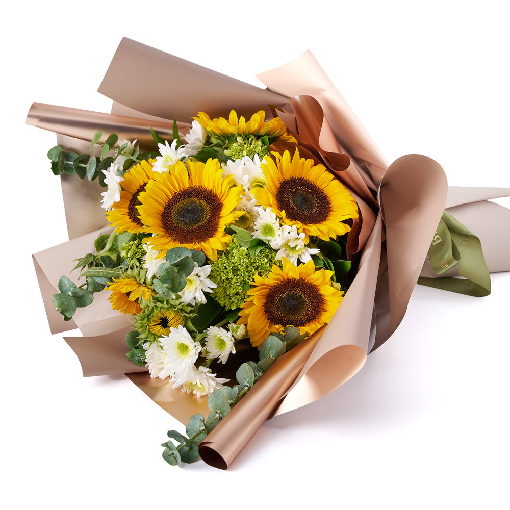 Eternal Sunshine Sunflower Bouquet, assorted flower bouquet, sunflowers bouquet, sunflowers, floral. bouquet – Canada Blooms - Canada Delivery