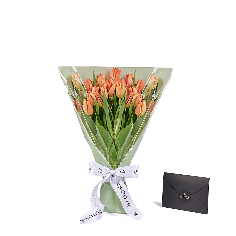 Midsummer Night Tulip Bouquet, tulip gift, tulip, flower gift, flower, seasonal flower gift, seasonal flower, – Canada Blooms - Canada Delivery