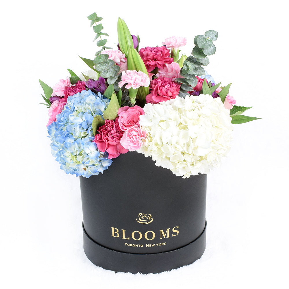 Pastel Floral Box Arrangement – Canada Blooms - Canada Delivery