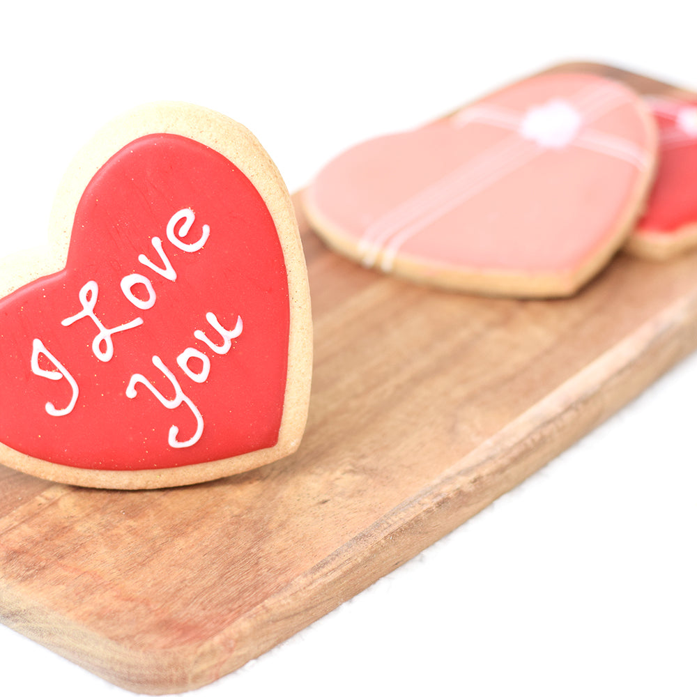 Indulge the dessert connoisseur in your life with our delectable Valentine's Day Assorted Heart Cookies, – Canada Blooms - Canada Delivery