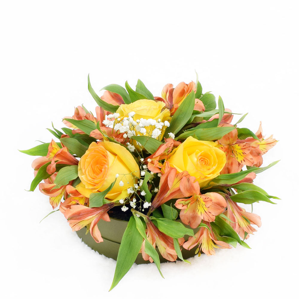 Autumnal Sunset Arrangement - Flower Gifts – Canada Blooms Delivery