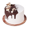 Black + White Layer Cake, cake gift, cake, baked goods, baked goods gift, gourmet gift, gourmet, Blooms Canada Delivery