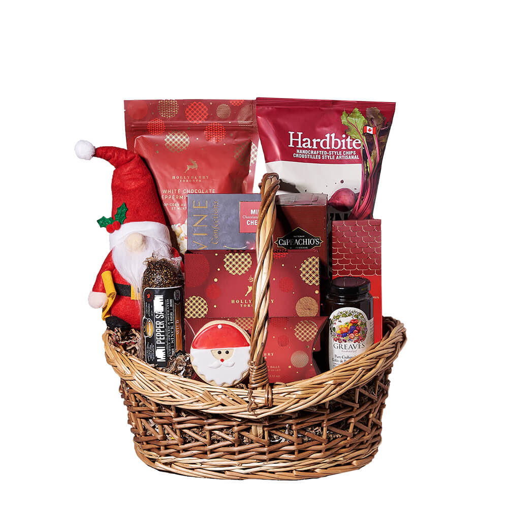 Christmas Gourmet Gift Basket, christmas gift, christmas, holiday gift, holiday, gourmet gift, gourmet – Canada Blooms Delivery