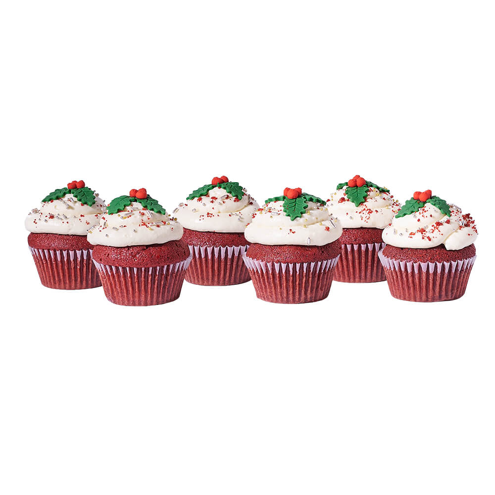 Christmas Party Cupcakes, christmas gift, christmas, holiday gift, holiday, gourmet gift, gourmet. Canada Blooms – Canada Blooms Delivery