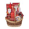 Christmastime Classy Snacking Basket, christmas gift, christmas, snacking gift, snacking, gourmet gift, gourmet, tea gift, tea, Canada delivery