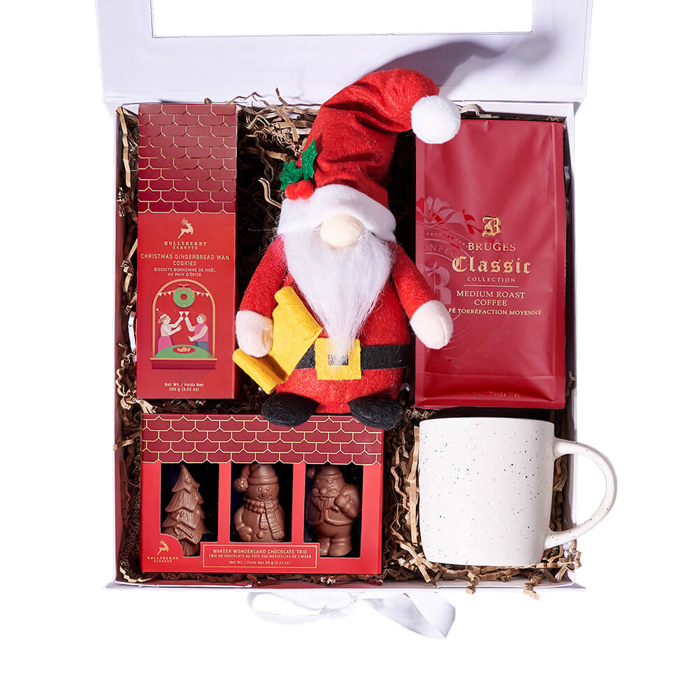 Coffee with Mr. Claus Gift Box, coffee gift, coffee, christmas gift, christmas, holiday gift, holiday, gourmet gift, gourmet. – Canada Blooms - Canada Delivery