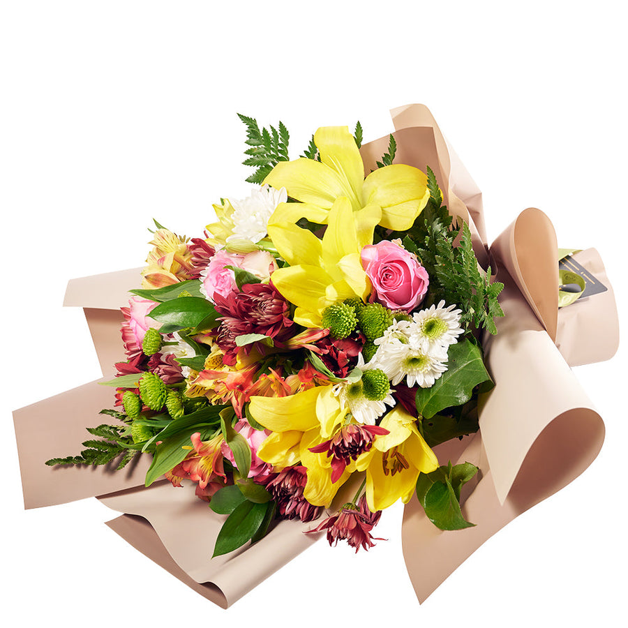 Country Cottage Mixed Peruvian Lily Bouquet – Canada Blooms - Canada Delivery