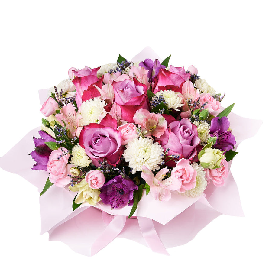 Dazzling Mixed Box Arrangement, gift baskets, floral gifts, mother’s day gifts – Canada Blooms - Canada Delivery