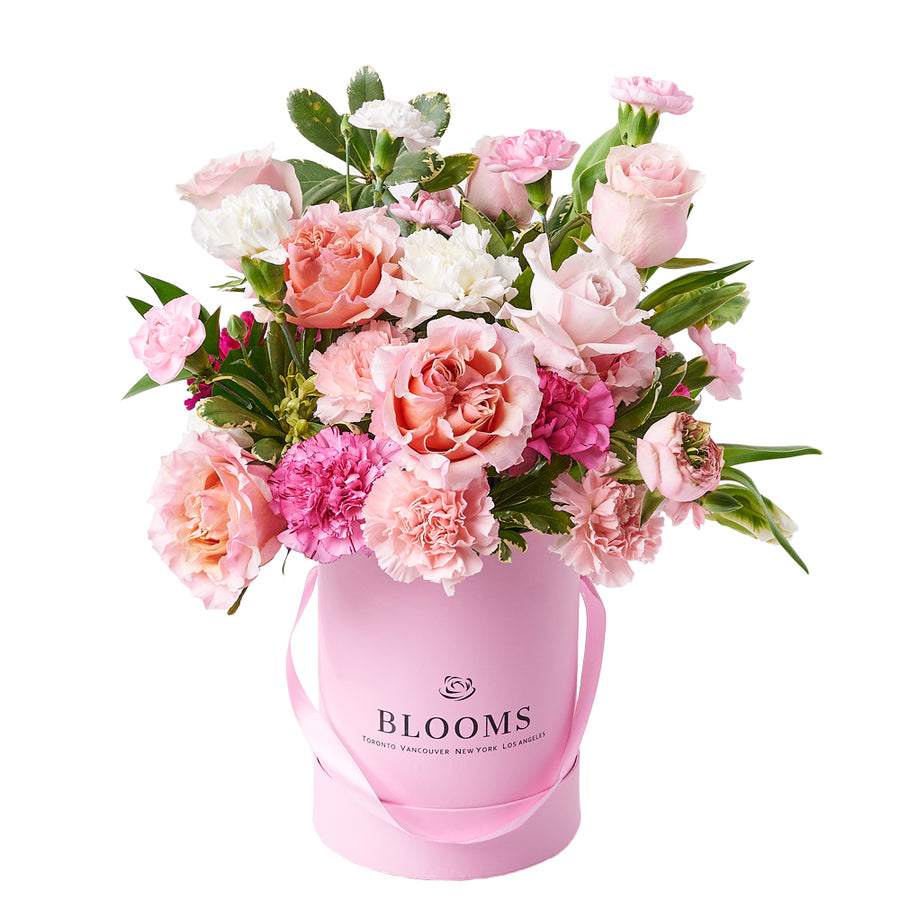 Dazzling Rose & Carnation Gift Box, mother’s day gift baskets, floral gifts, gifts – Canada Blooms - Canada Delivery