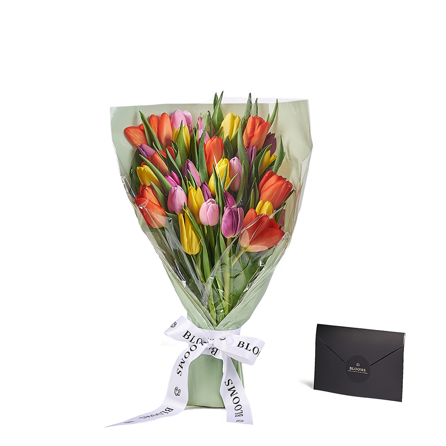 Encapsulated Elegance Tulip Bouquet, tulip gift, tulip, flower gift, flower, seasonal flower gift, seasonal flower – Canada Blooms - Canada Delivery