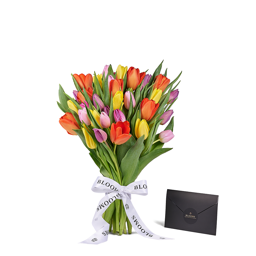 Encapsulated Elegance Tulip Bouquet, tulip gift, tulip, flower gift, flower, seasonal flower gift, seasonal flower – Canada Blooms - Canada Delivery