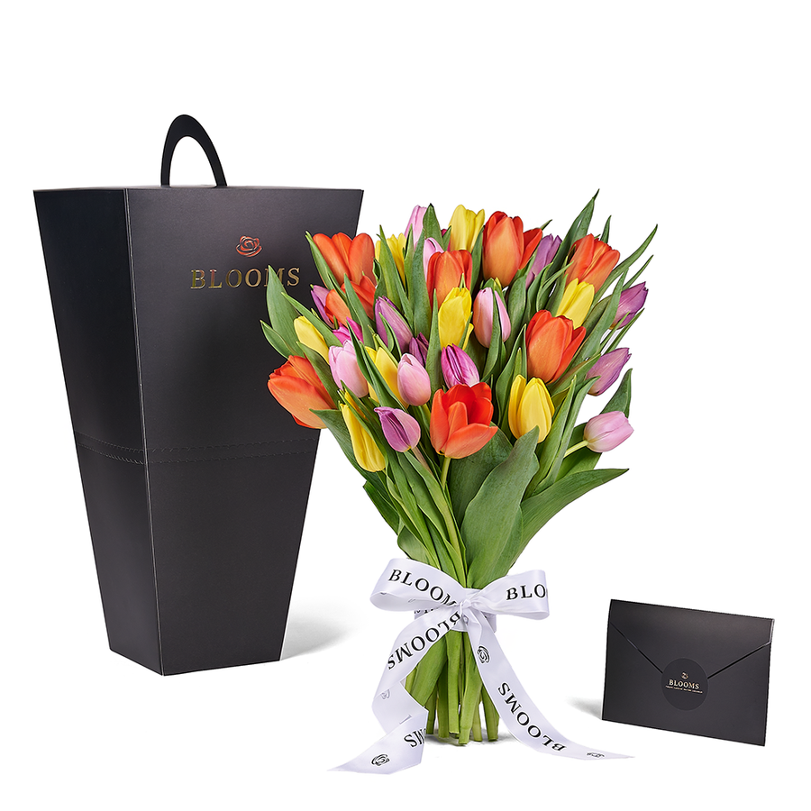 Encapsulated Elegance Tulip Bouquet, tulip gift, tulip, flower gift, flower, seasonal flower gift, seasonal flower, Canada delivery