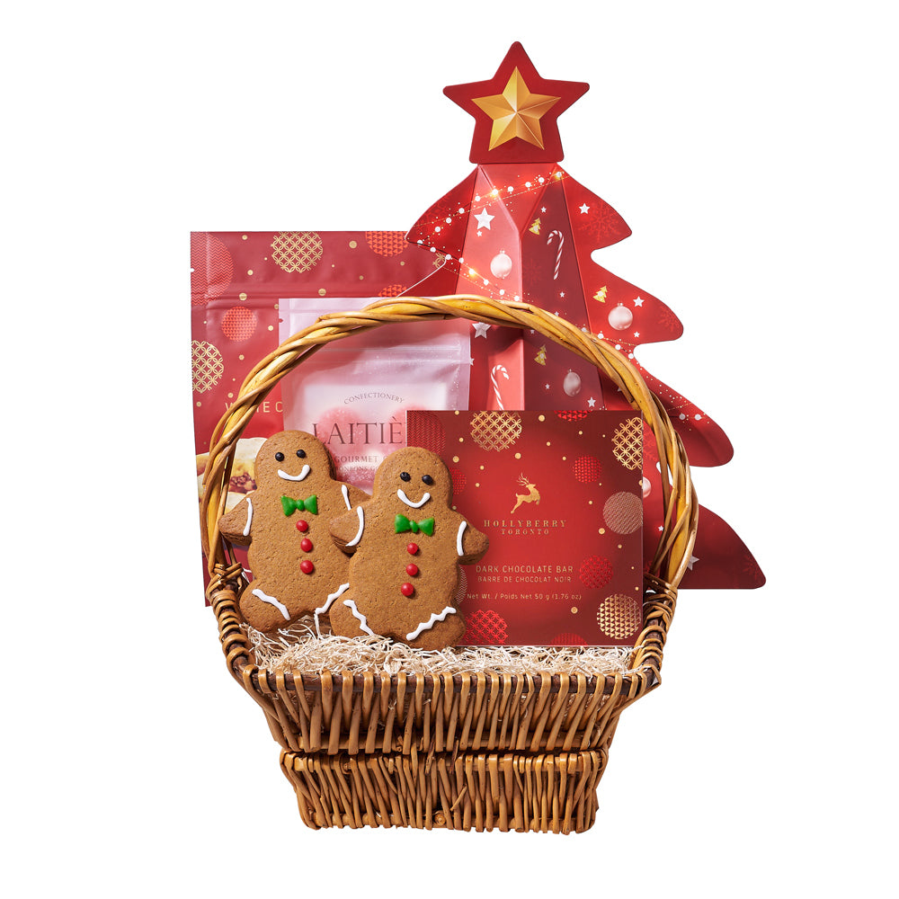 Gourmet Christmas Sweet Gift Basket, gourmet gift, gourmet, christmas gift, christmas, holiday gift, holiday, – Canada Blooms - Canada Delivery