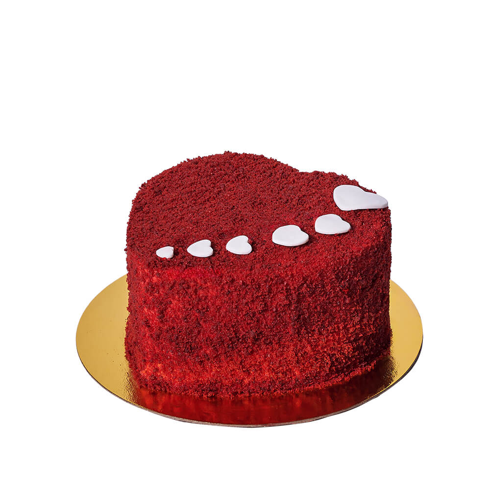Heart Red Velvet Cake, cake gift, cake, gourmet gift, gourmet, baked goods gift, baked goods – Canada Blooms - Canada Delivery