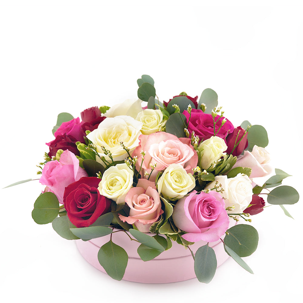 Heart &amp; Mind Box Rose Set – Canada Blooms - Canada Delivery