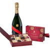 Holiday Champagne & Chocolate Gift, Blooms Canada Delivery