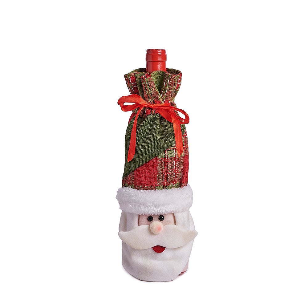 Holiday Wine & Santa Gift Bag, wine gift, wine, christmas gift, christmas, holiday gift, holiday, – Canada Blooms - Canada Delivery
