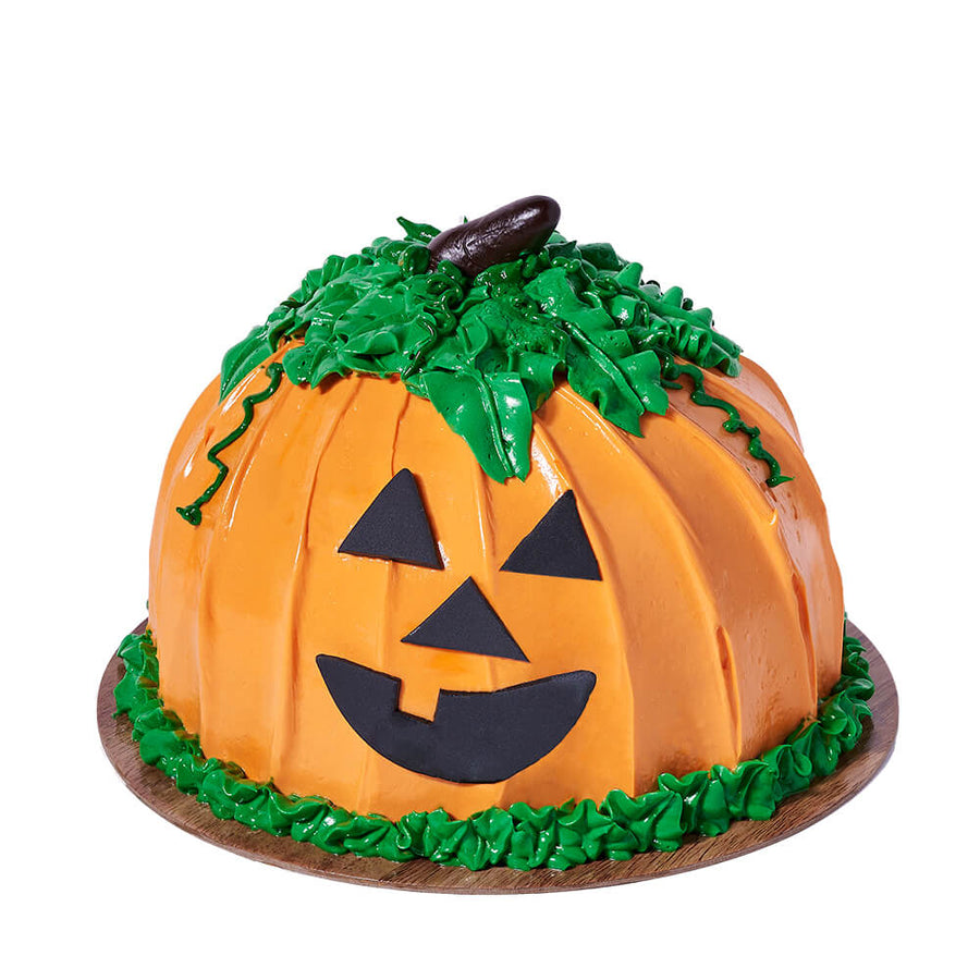 Jack-O-Lantern Cake, cake gift, cake, gourmet gift, gourmet, halloween gift, halloween. Blooms Canada- Blooms Canada Delivery