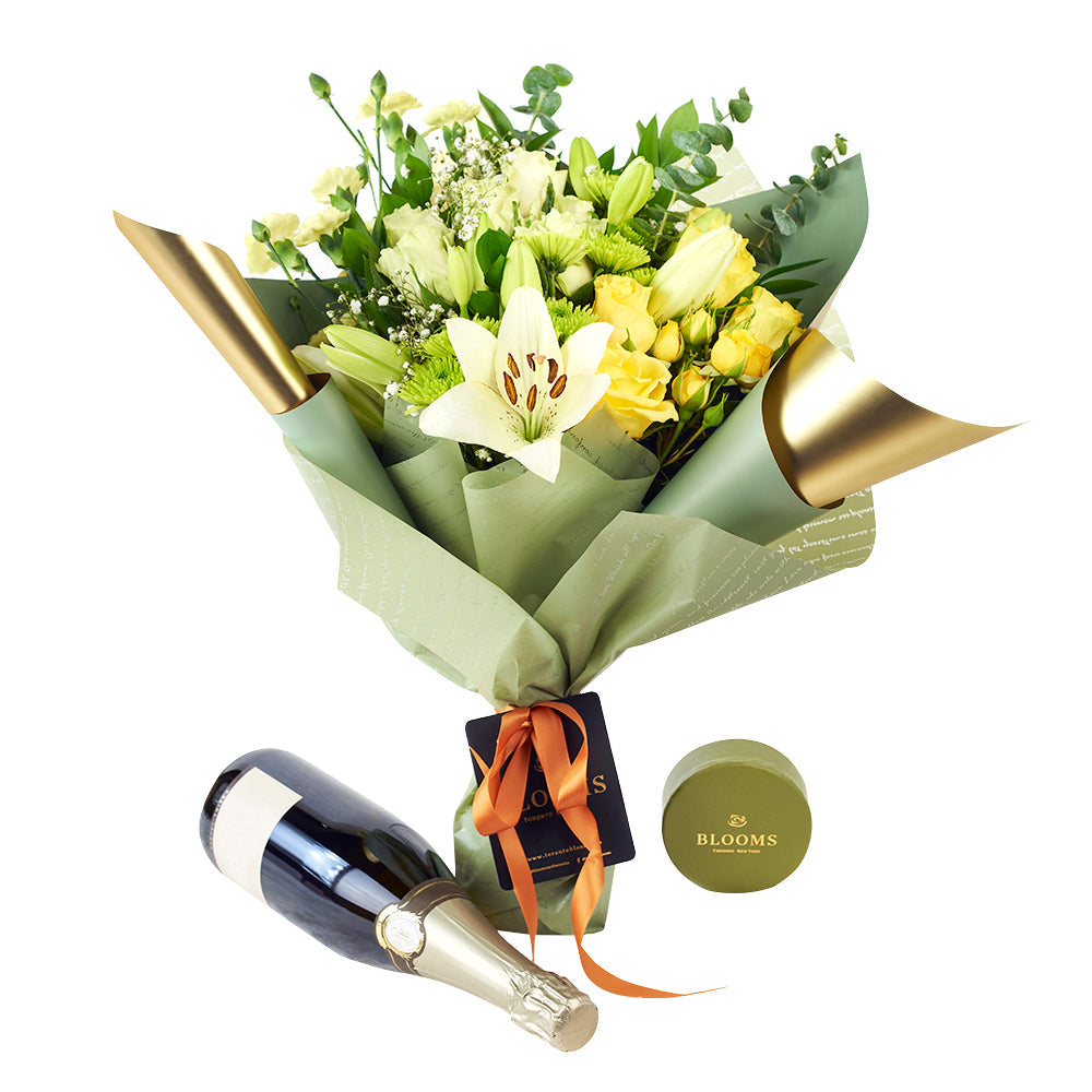 Joyful Renditions Floral Arrangement & Gift Set – Canada Blooms - Canada Delivery
