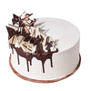 Large Black + White Layer Cake - Baked Goods - Cake Gift -Blooms Canada Delivery