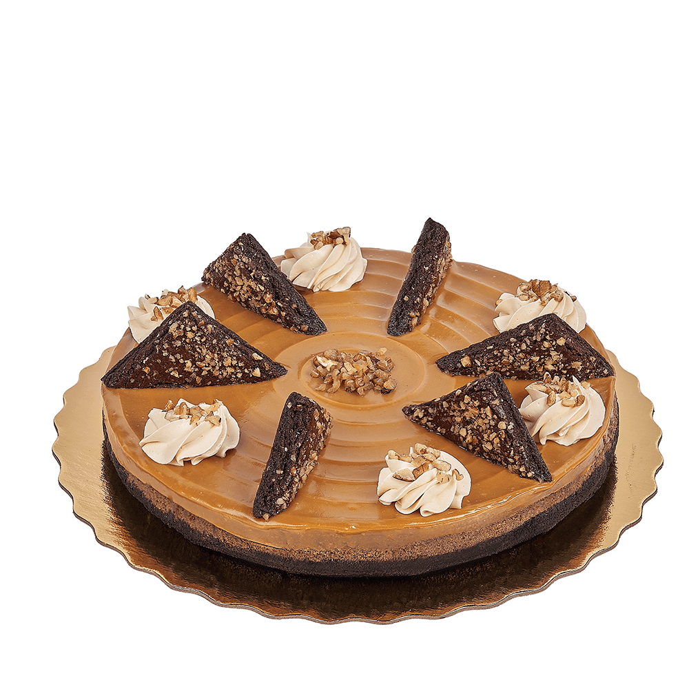 Large Caramel Pecan Fudge Cheesecake, cake gift, cake, dessert gift, dessert, cheesecake gift, cheesecake