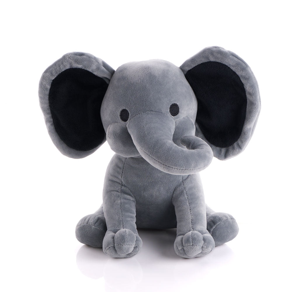 Large Grey Plush Elephant, Adorable, soft, and definitely huggable, this elephant plush toy is a wonderful addition to any nursery, Nursery Gifts from Canada Blooms - Canada Delivery