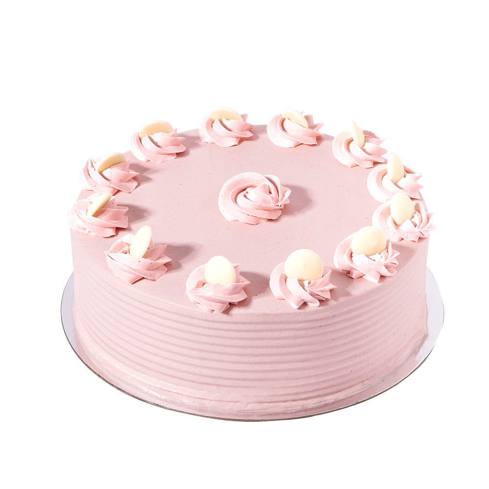 Large Strawberry Vanilla Cake – Canada Blooms - Canada Delivery