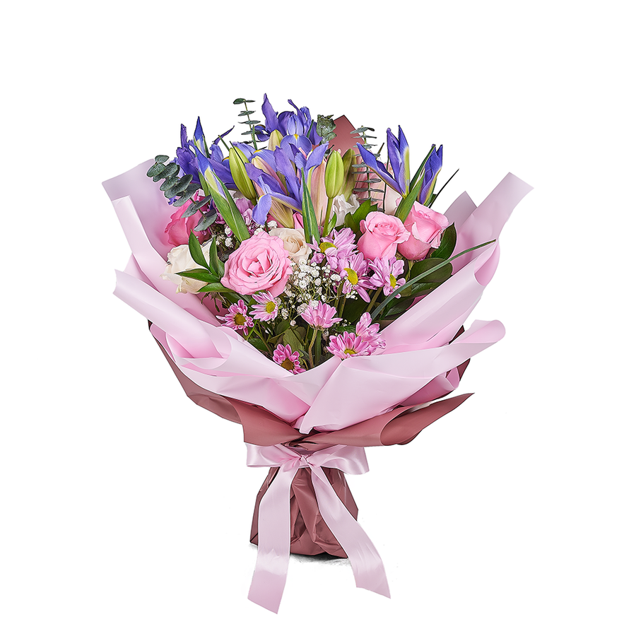 Lavender Whispers Iris Bouquet – Canada Blooms - Canada Delivery