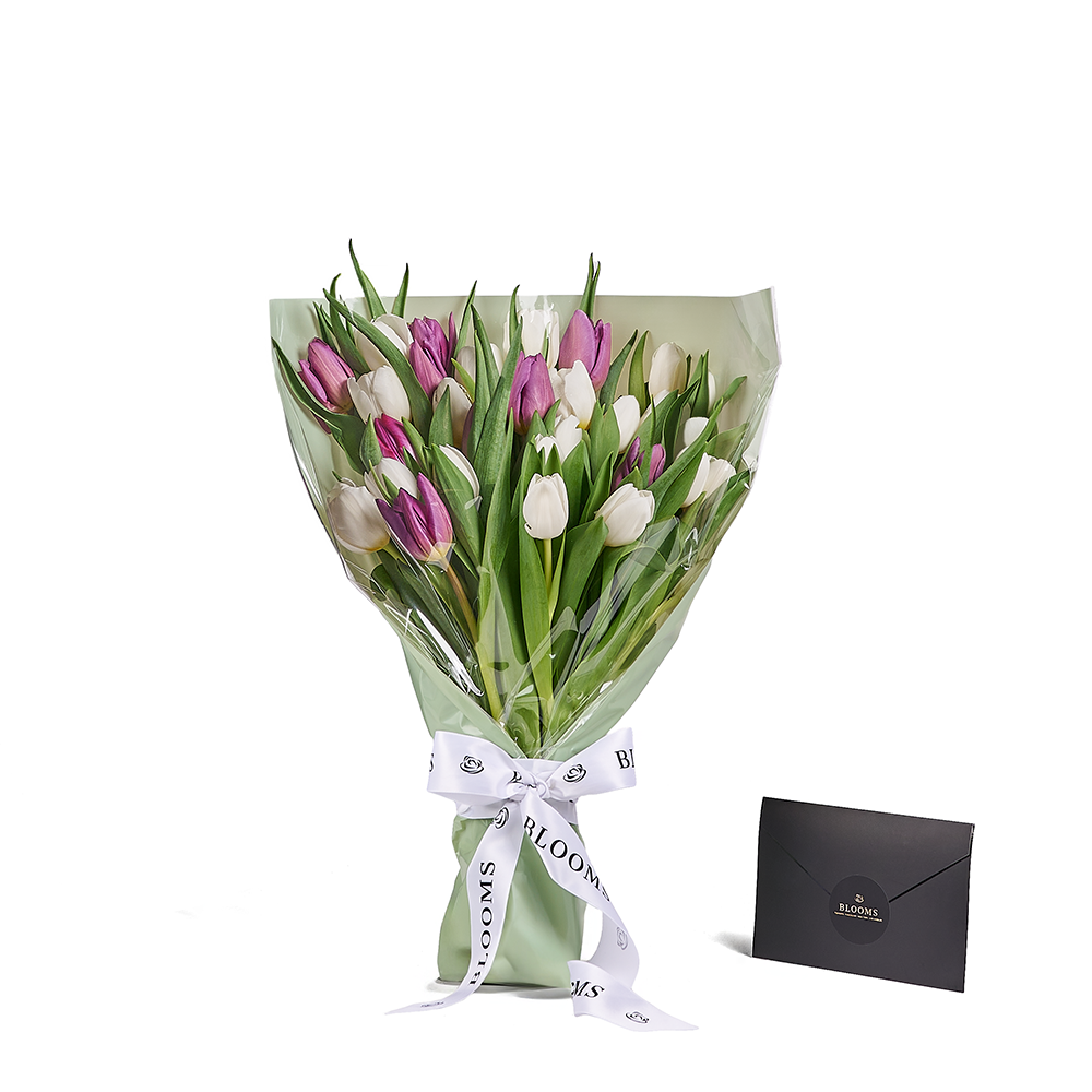 Lilac Dreams Tulip Bouquet, tulip gift, tulip, flower gift, flower, seasonal flower gift, seasonal flower – Canada Blooms - Canada Delivery