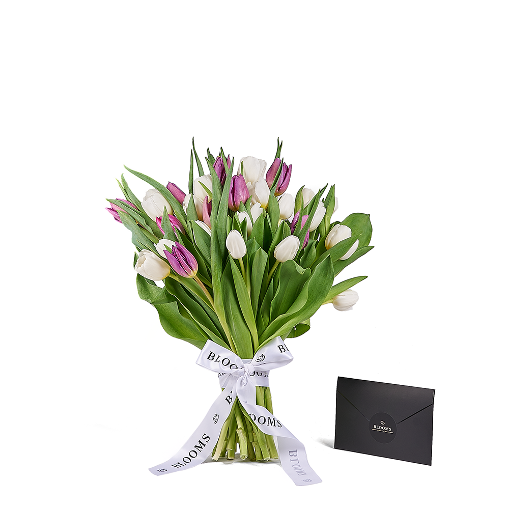 Lilac Dreams Tulip Bouquet, tulip gift, tulip, flower gift, flower, seasonal flower gift, seasonal flower – Canada Blooms - Canada Delivery