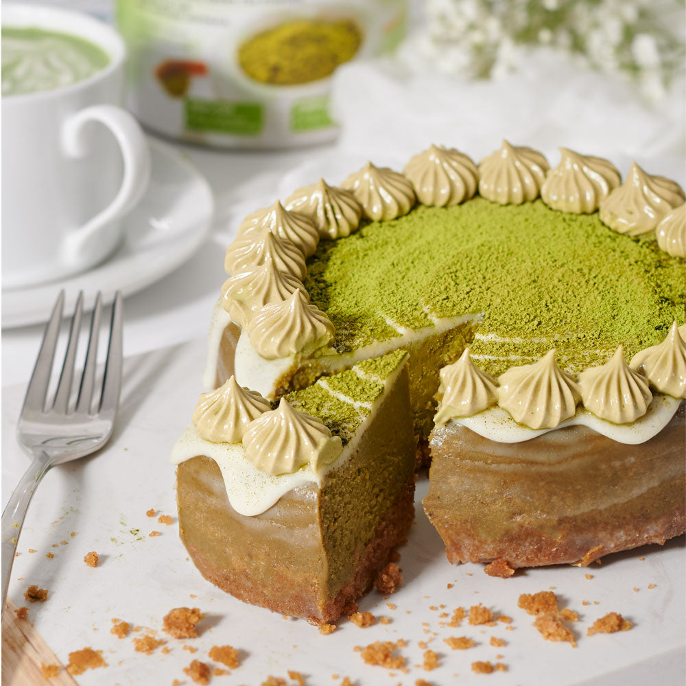 Matcha Cheesecake – Canada Blooms - Canada Delivery