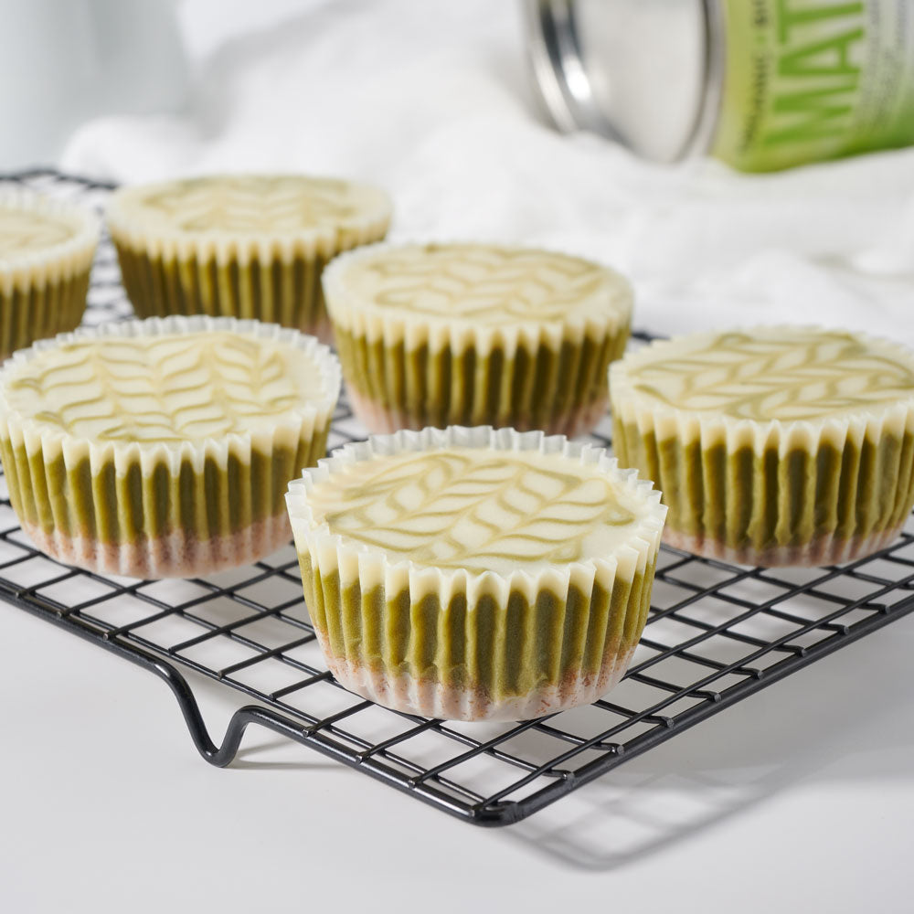 Matcha Cheesecake Cups