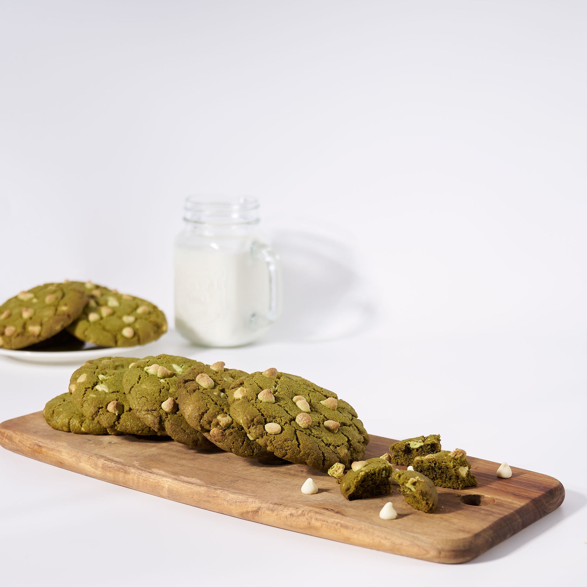 Matcha Cookies with White Chocolate Chips – Canada Blooms - Canada Delivery
