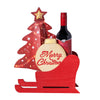 Merry Christmas Wine Sleigh, christmas gift, christmas, holiday gift, holiday, gourmet gift, gourmet. Blooms Canada- Blooms Canada Delivery