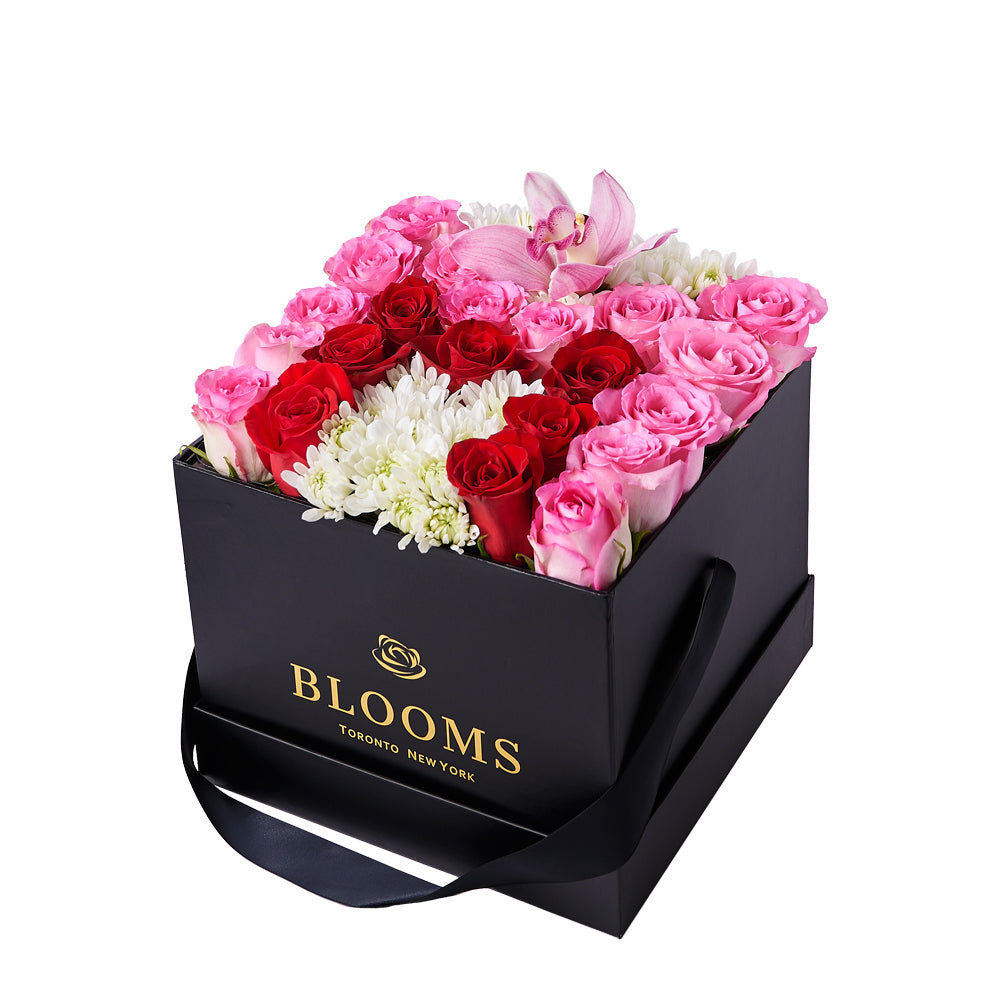 M is for Mom Floral Arrangement, gift baskets, floral gifts, mother’s day gifts – Canada Blooms - Canada Delivery