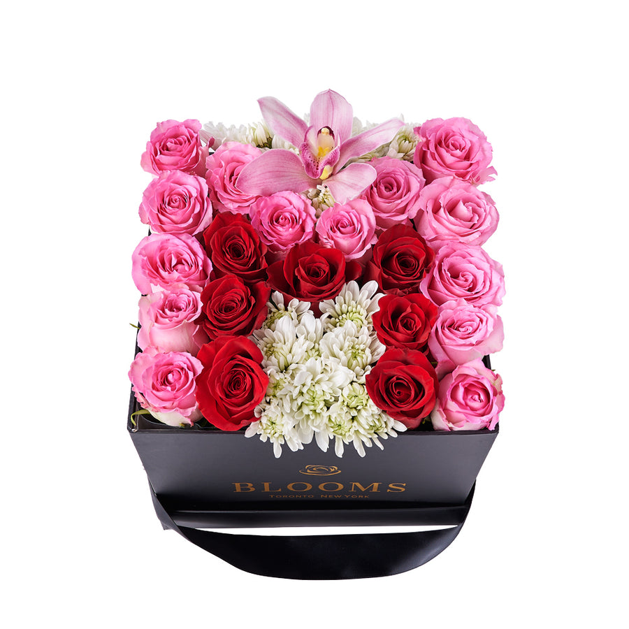 M is for Mom Floral Arrangement, gift baskets, floral gifts, mother’s day gifts Canada Blooms