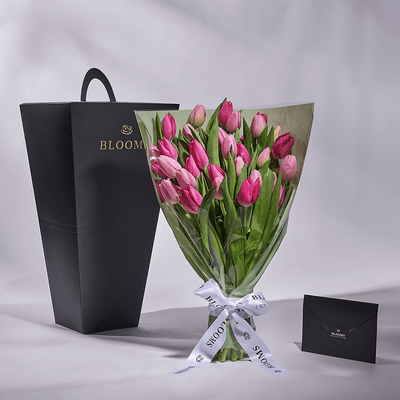 Mother’s Day Assorted Tulip Bouquet & Box, tulip gift, tulip, flower gift, flower, seasonal flower gift, seasonal flower, mothers day gift, mothers day, Canada delivery