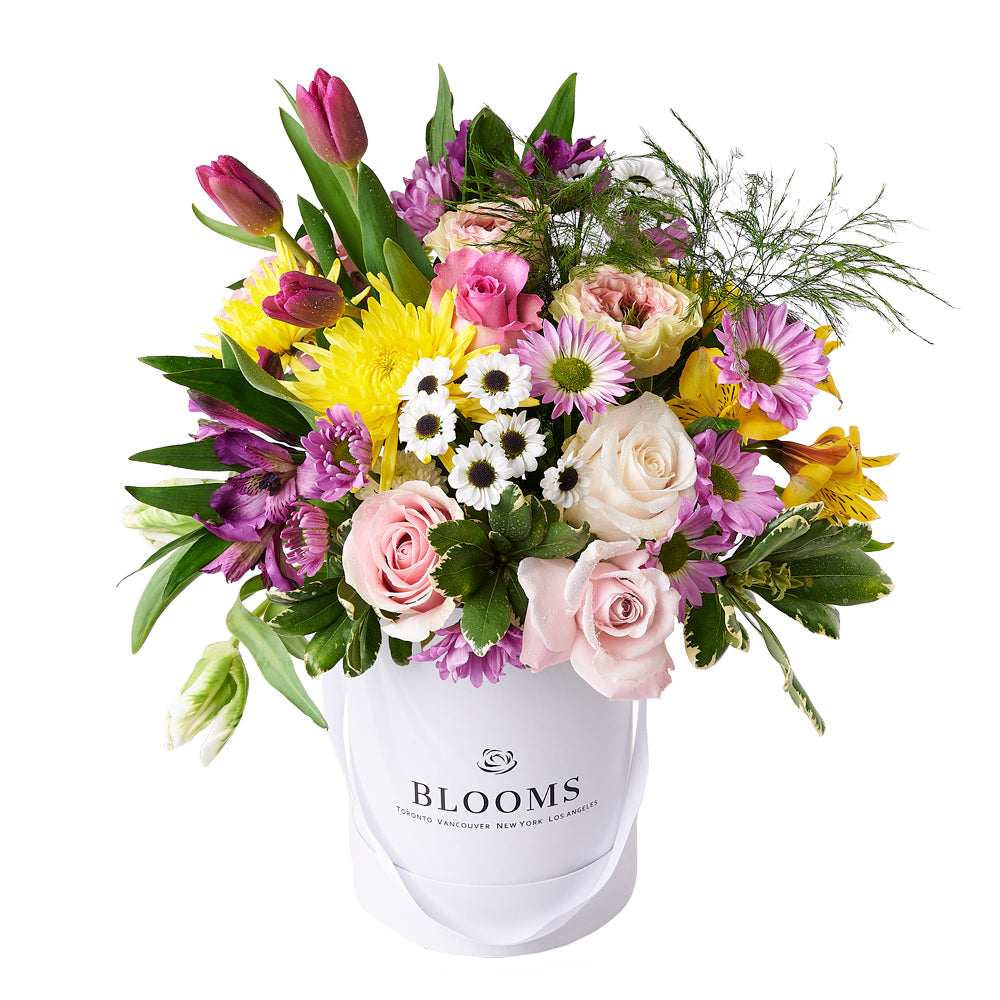 Mother’s Day Mixed Spring Arrangement, gift baskets, floral gifts, mother’s day gifts – Canada Blooms - Canada Delivery