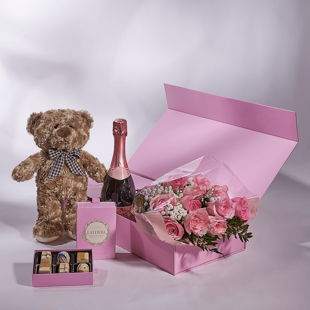 Mother’s Day Ultimate Pink Rose Gift Set – Mother’s Day Gifts – Canada Blooms - Canada Delivery