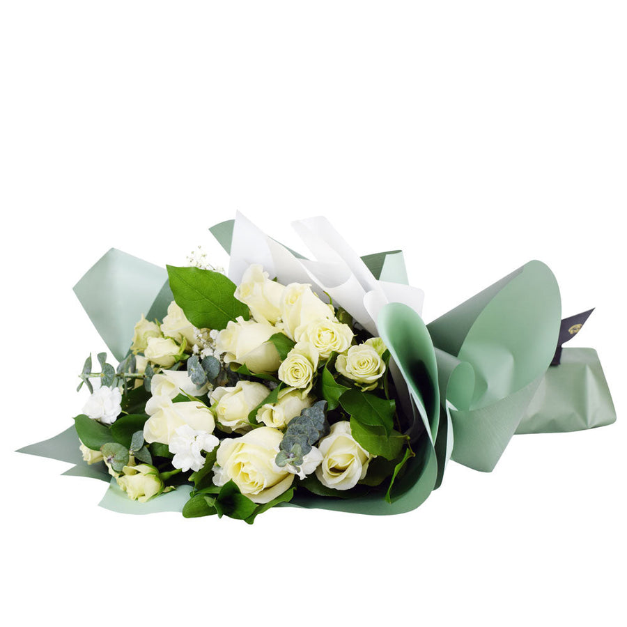 Parisian Whisper Tea Rose Bouquet – Canada Blooms - Canada Delivery