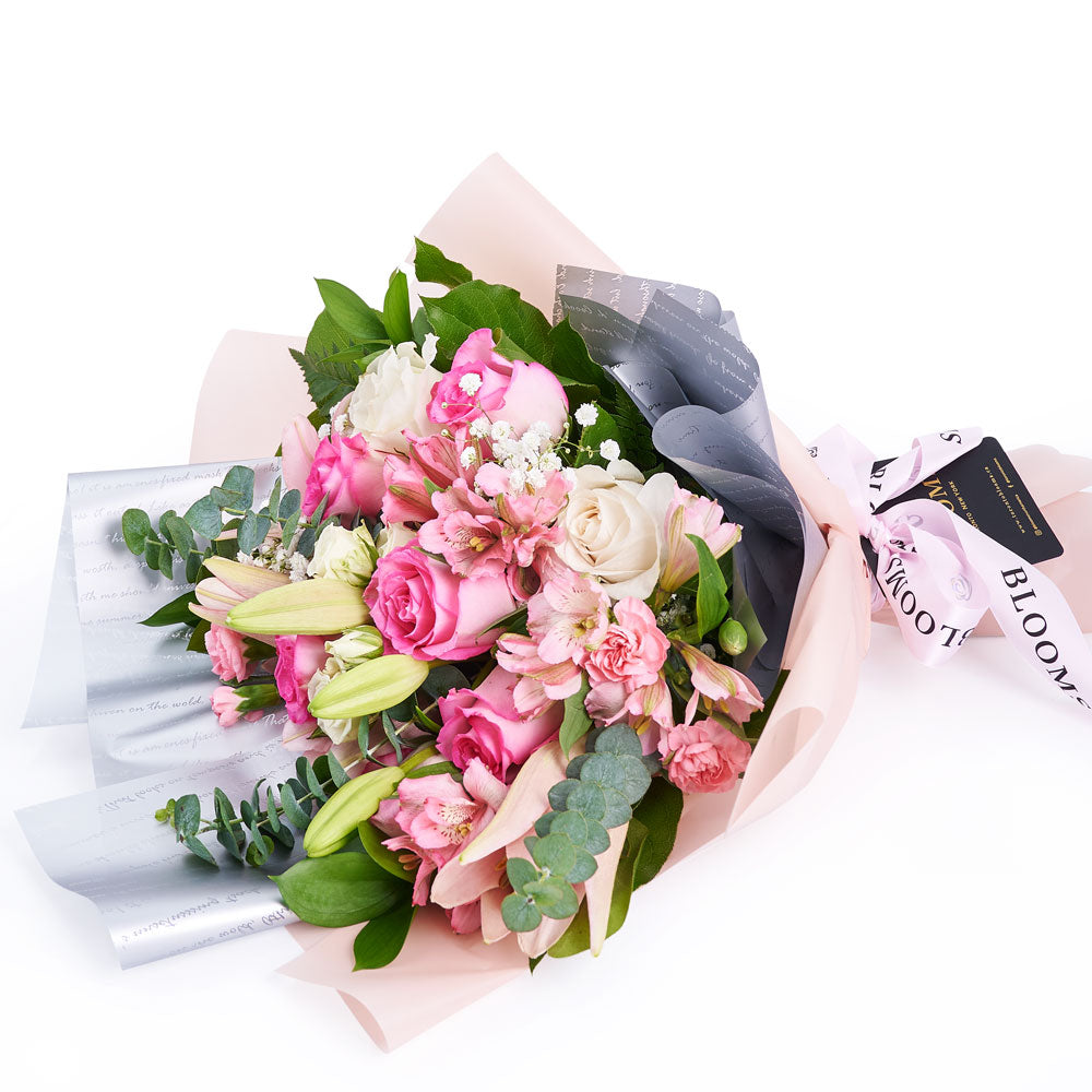 Pastel Dreams 12 Stem Mixed Rose Mother's Day Edition, Blooms Canada Delivery