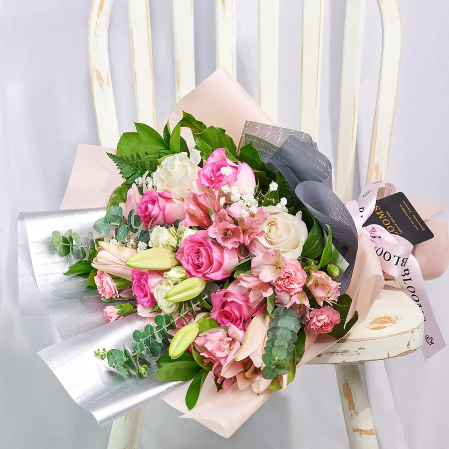 Pastel Dreams Mixed Rose Bouquet, Blooms Canada Delivery