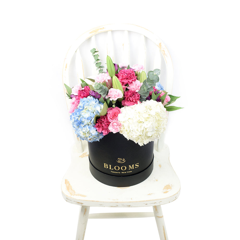 Pastel Floral Box Arrangement – Canada Blooms - Canada Delivery
