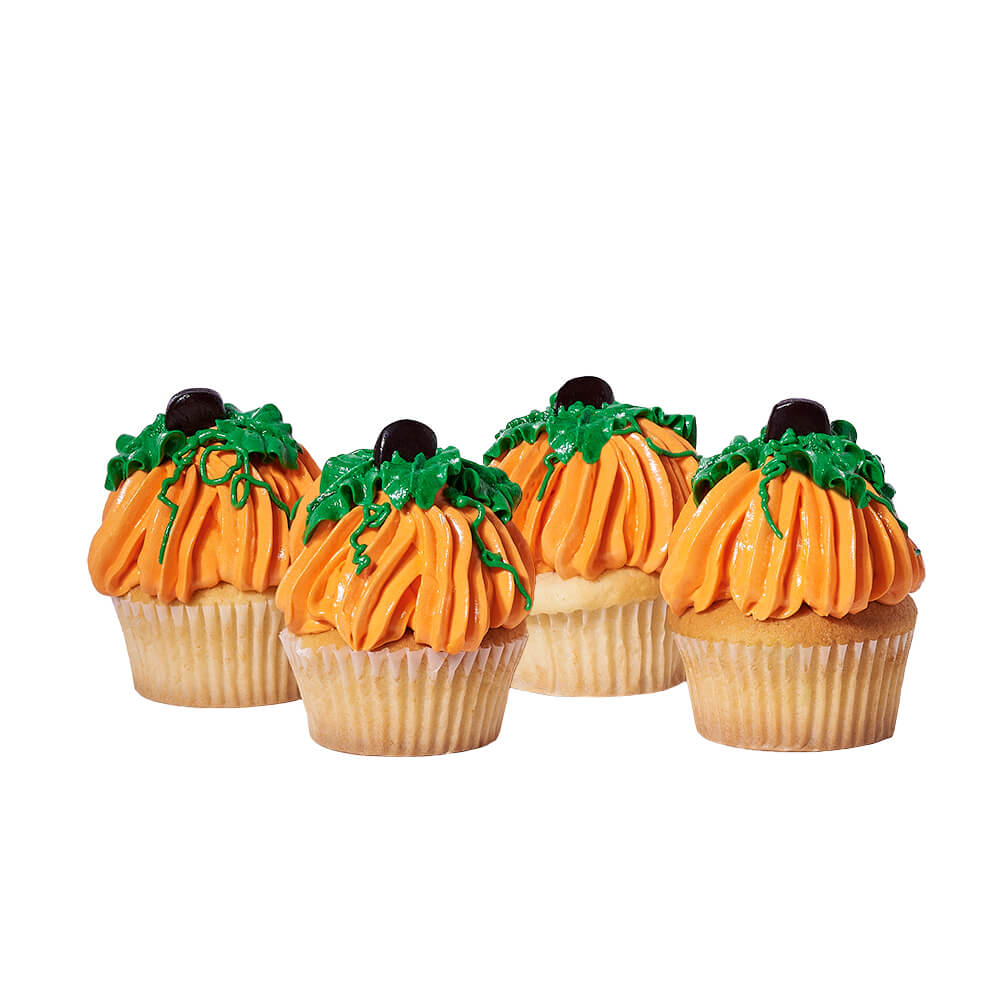 Pumpkin Cupcakes, gourmet gift, gourmet, baked goods gift, baked goods, bakery gift, bakery, seasonal gift, seasonal – Canada Blooms - Canada Delivery