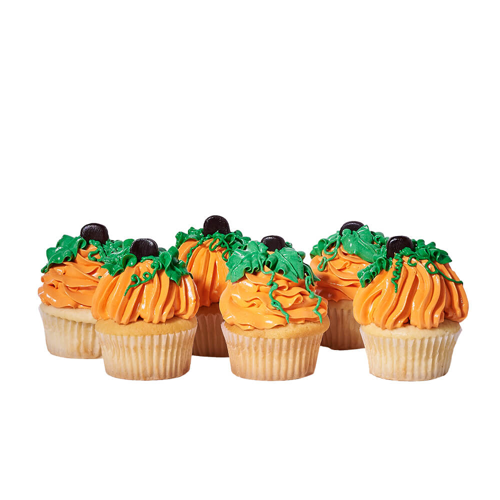 Pumpkin Spice Cupcakes, gourmet gift, gourmet, baked goods gift, baked goods, bakery gift, bakery, seasonal gift, seasonal – Canada Blooms - Canada Delivery