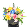 Rainbow Blossoms Mixed Arrangement, floral gift baskets, gift baskets, flower bouquets, floral arrangement,Blooms Canada Delivery