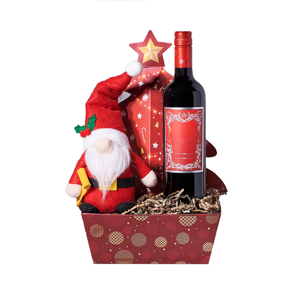 Santa Wine &amp; Truffle Gift – Canada Blooms - Canada Delivery