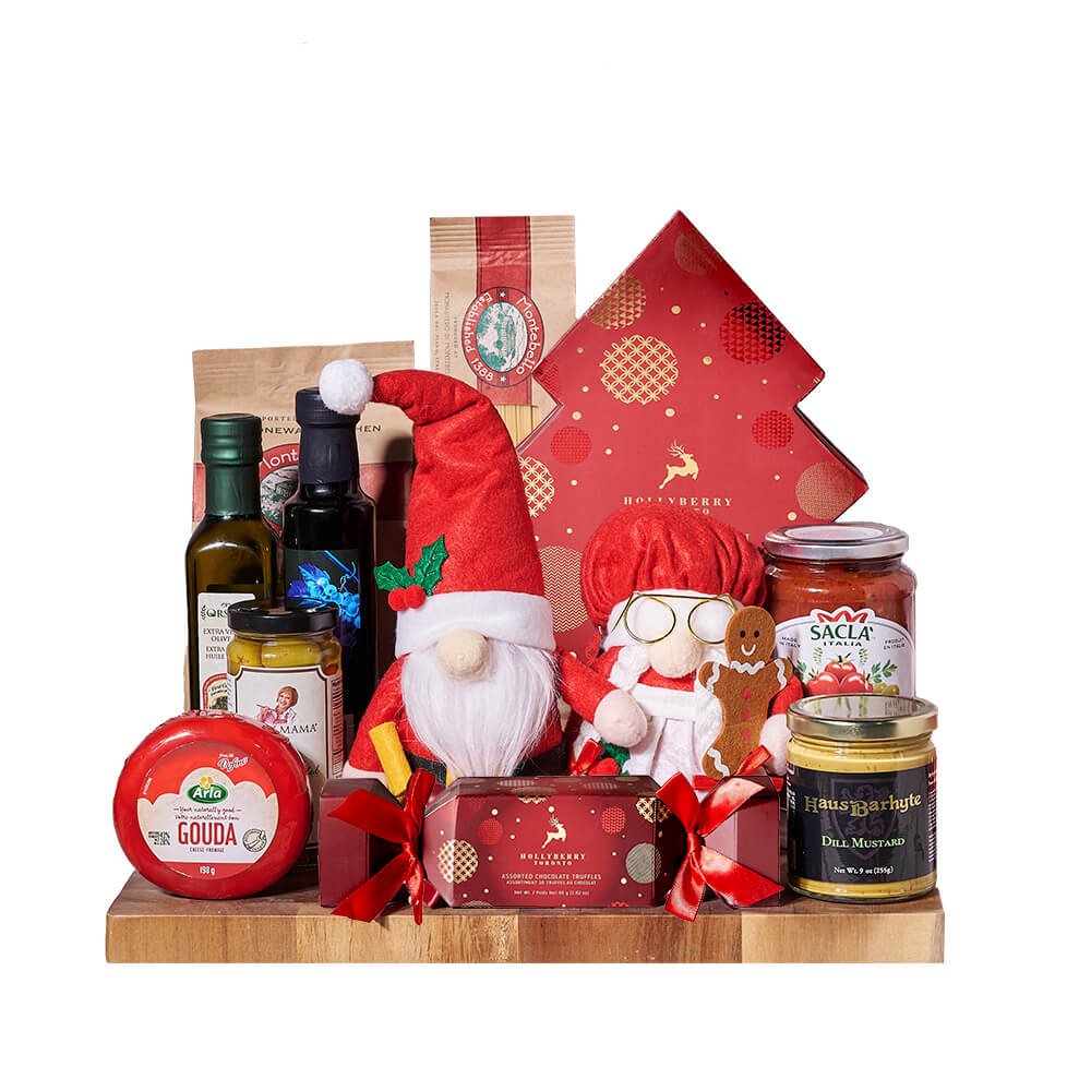Santa’s Christmas Pasta Gift, gourmet gift, gourmet, christmas gift, christmas, holiday gift, holiday – Canada Blooms - Canada Delivery