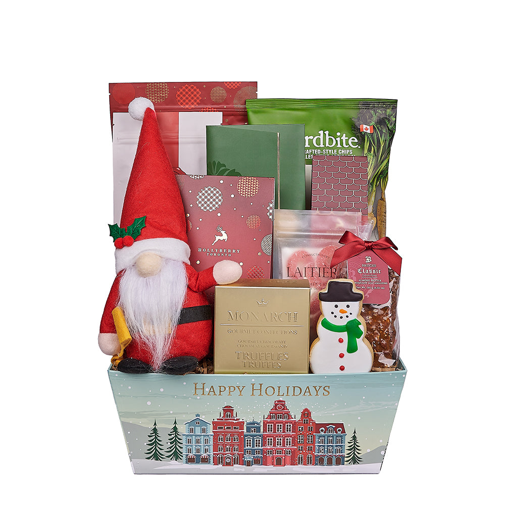 Santa’s Delicious Holiday Treat Gift, christmas gift, christmas, chocolate gift, chocolate, cookie gift, cookie, – Canada Blooms - Canada Delivery