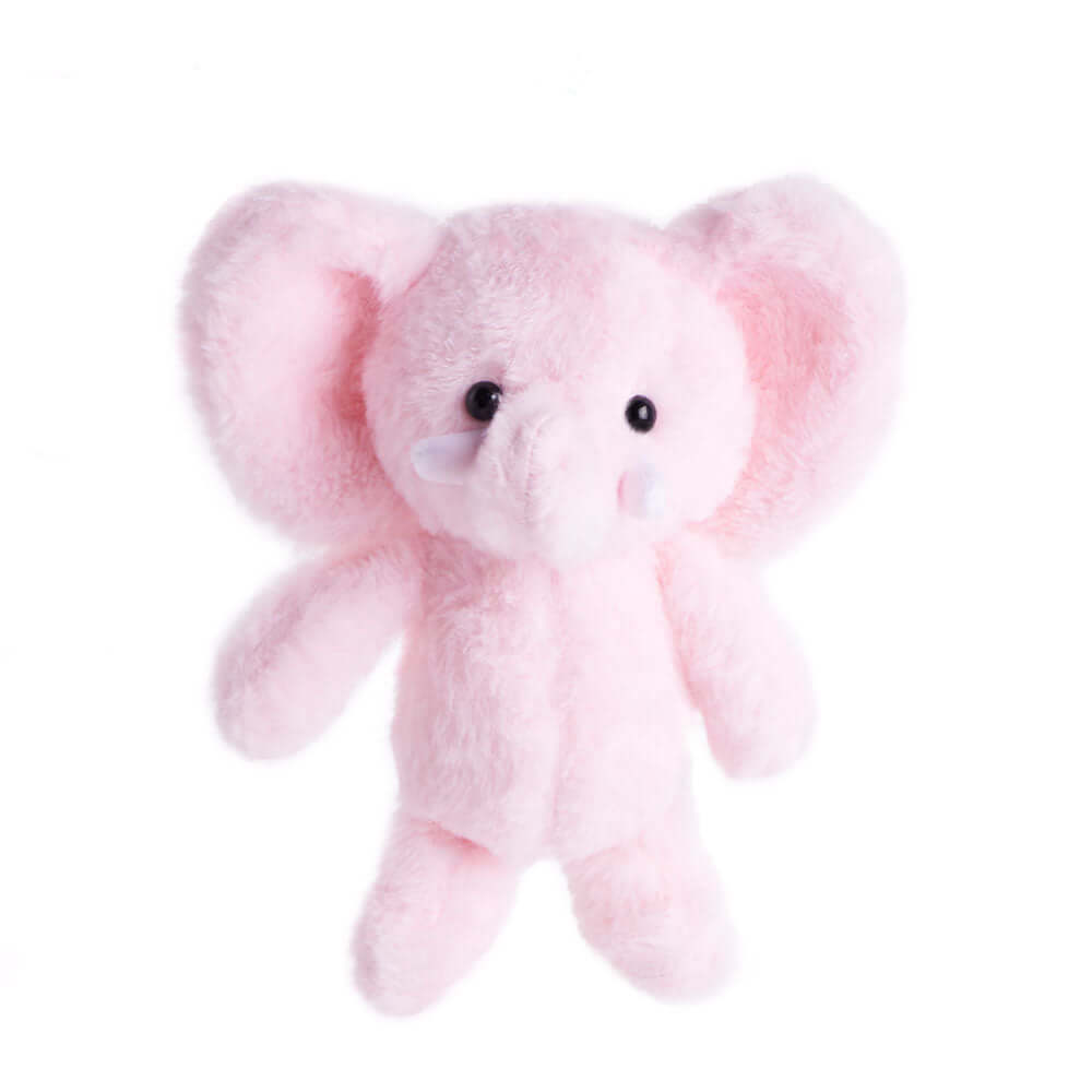 Small Pink Plush Elephant,  Cute as a button and ready for playtime, this small plush elephant, Baby Gifts from Canada Blooms - Canada Delivery